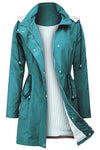 STRIPED TURQUOISE OASIS WINDBREAKER JACKET