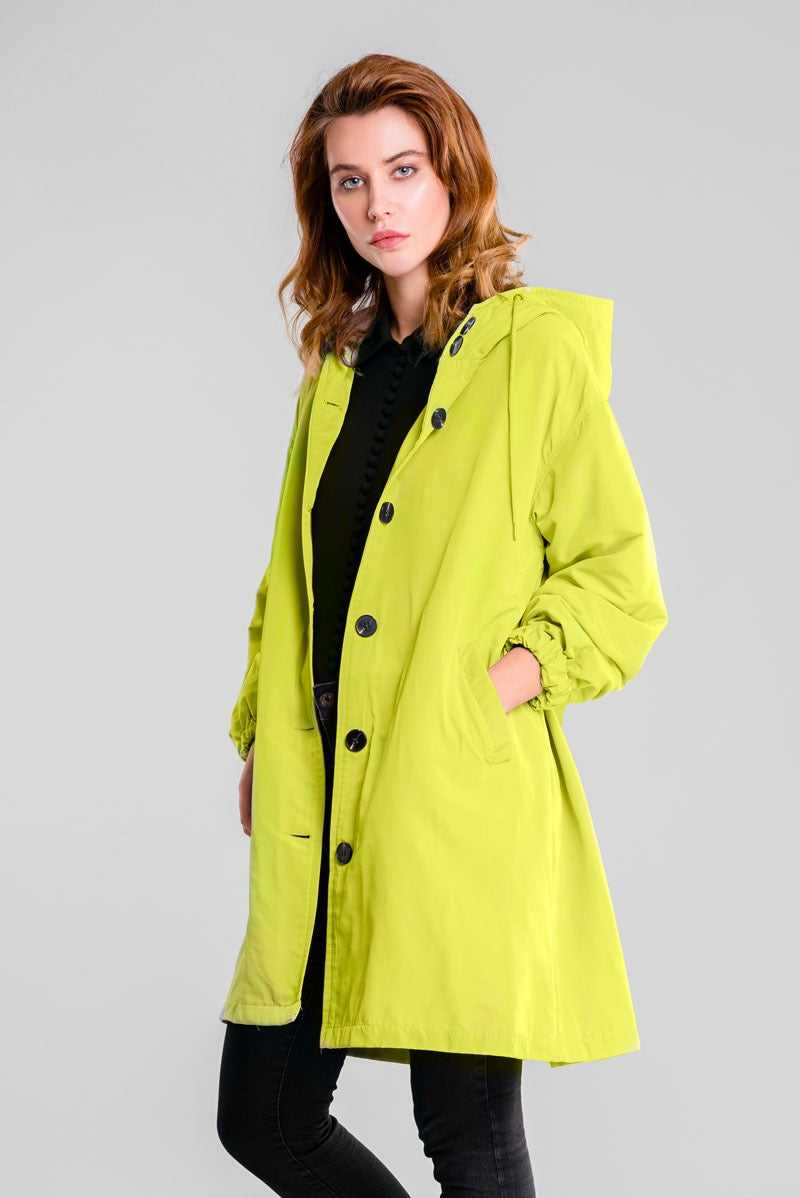 SUNLIT YELLOW WINDBREAKER