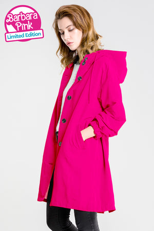 BARBARA PINK WINDBREAKER | Women's Linen Clothing– WJacket