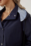 GESTREIFTE NAVY SHADOW WJACKE